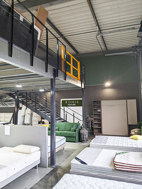 mezzanine point de vente Rayonor