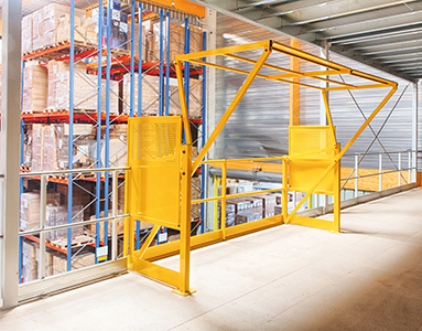 SAS de sécurité - barrière écluse pour plate-forme industrielle Rayonor